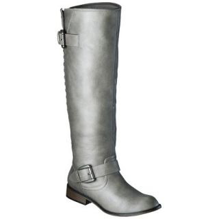 Womens Mossimo Supply Co. Kayce Studded Tall Boot   Grey 5.5