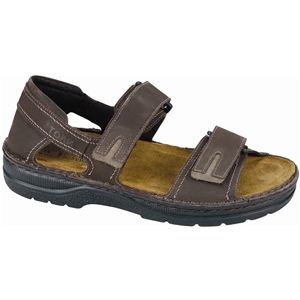 Naot Mens Martin Oily Brown Nubuck Moss Sandals, Size 47 M   69900 S5A
