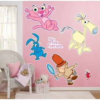 Baby Pink Panther Giant Wall Decals