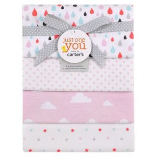 Just One You Made by Carters Girls 4pk Receiving Blankets
