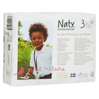 Nature Babycare Eco Friendly Baby Diapers Case Size 3 (124 Count)
