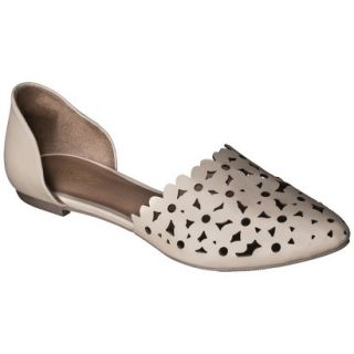 Womens Mossimo Lainey Perforated Two Piece Flats   Blush 10