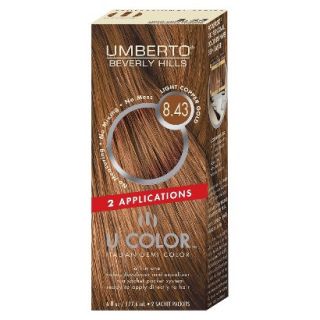 Umberto Beverly Hills U Color Italian Demi Hair Color   Light Copper Gold 8.43