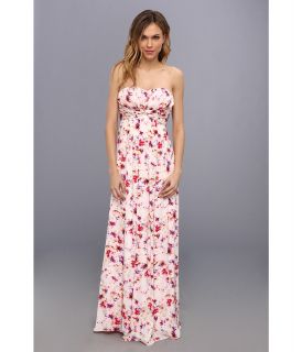 Jessica Simpson Strapless Twist Maxi Dress JS4V6043 Womens Dress (Pink)