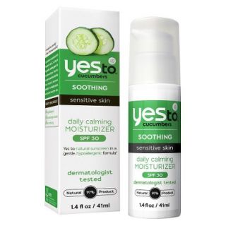 Yes To Cucumbers Daily Calming Moisturizer SPF 30   1.4 oz