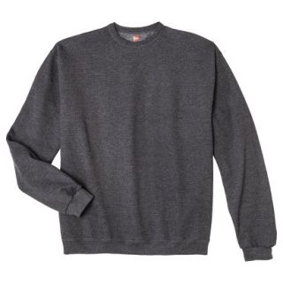 Hanes Premium Mens Fleece Crew Neck Sweatshirt   Slate Heather L