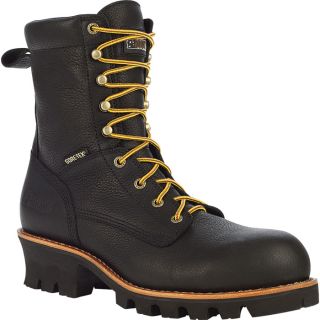 Rocky Great Oak 8 Inch Gore Tex Waterproof Logger Boot   Black, Size 11 1/2