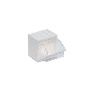 Quantum Storage Clear Tip Out Storage Bins   2 7/8 Inch x 3 3/4 Inch x 4 Inch