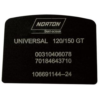 Norton Abrader Metal Bond Diamond Tool   3 Pack, Boomerang Segment, FGW