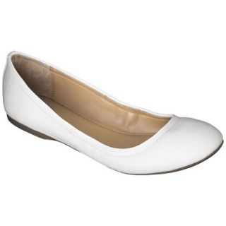 Womens Mossimo Supply Co. Ona Ballet Flats   White 11