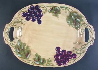 Noble Excellence Meritage 20 Oval Serving Platter, Fine China Dinnerware   Eart