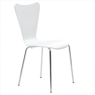 Arne Jacobsen Style Series 7 White Side Chair