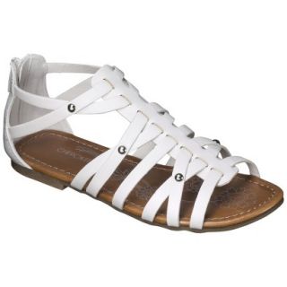 Girls Cherokee Glenna Gladiator Sandals   White 5