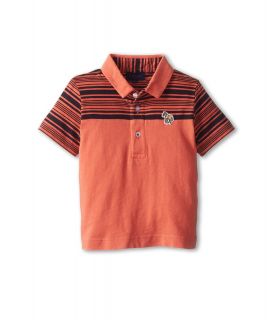 Paul Smith Junior Shortsleeve Fifty Polo Shirt Boys Short Sleeve Pullover (Orange)