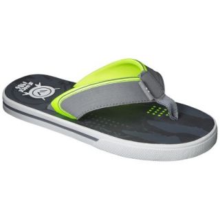 Boys Shaun White Wilshire Flip Flop Sandals   Green XL