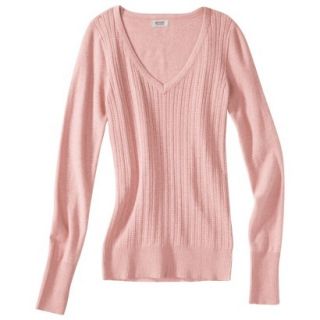 Mossimo Supply Co. Juniors Pointelle Sweater   Pink L(11 13)