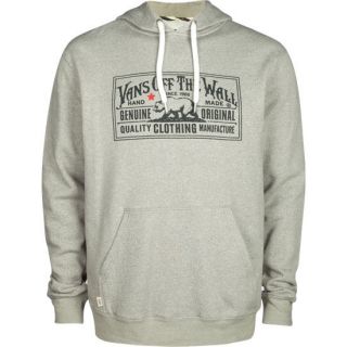 Van Doren Mens Hoodie Grey In Sizes Xx Large, X Large, Medium, Large, Smal