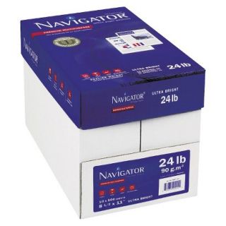 Navigator Platinum Paper, 99 Brightness, 24 lb   White (2500 Per Carton)