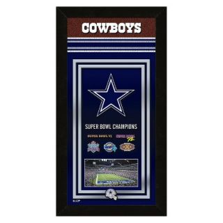 NFL Dallas Cowboys Framed Championship Banner