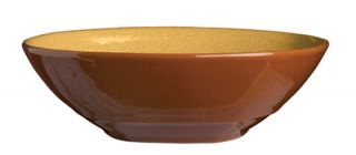Syracuse China 21 oz Round Bowl, Terracotta Clay, 7.12x2 in, Mustard Seed Yellow
