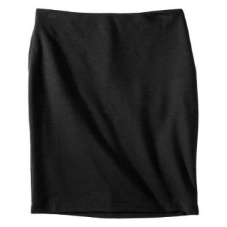Merona Petites Ponte Pencil Skirt   Black 18P