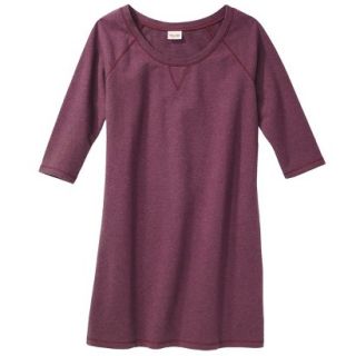 Mossimo Supply Co. Juniors Sweatshirt Dress   Burgundy Heather M