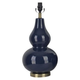 Threshold Large Double Gourd Lamp Base   Nighttime Blue (Includes CFL Bulb)