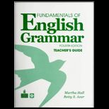 Fundamentals of English Grammar   With CD (Teachers Guide)
