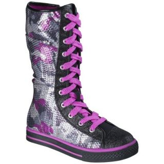 Girls Circo Gemma Sequin Fashion Boots   Purple 4
