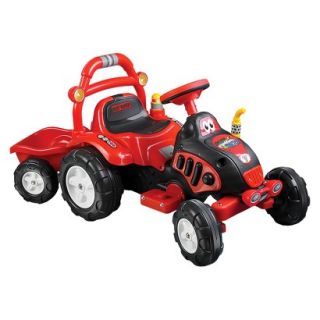 Lil Rider The King Tractor & Trailer   Red
