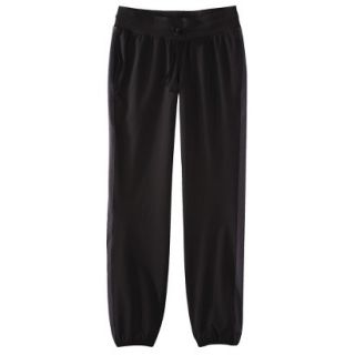 C9 by Champion Womens Active Woven Track Pant   Black/Indigo Screen XS