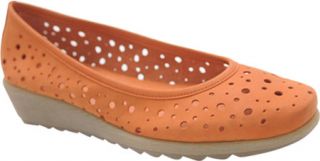 Womens The Flexx Run Perfed   Mango Nubuck Slip on Shoes