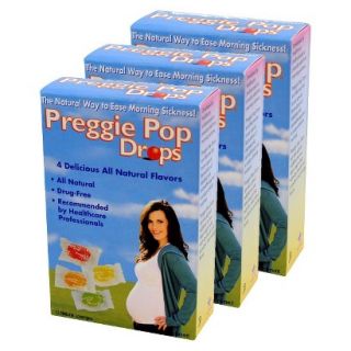 Three Lollies Preggie Pop Drops (Box) 3 Pack for Morning Sickness Relief