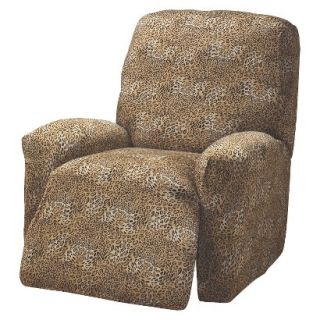 Jersey Leopard Slipcover   Large Recliner