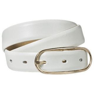 Merona Solid Belt   White S