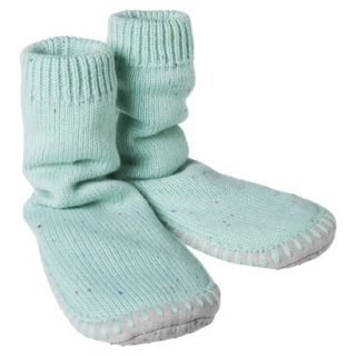 Circo Infant Girls Slipper Sock   Aqua 0 3 M