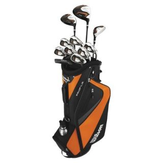 Wilson Teen Right Hand Profile Golf Package Set   Black/Orange