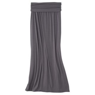 Mossimo Supply Co. Juniors Foldover Maxi Skirt   Thundering Gray XXL(19)