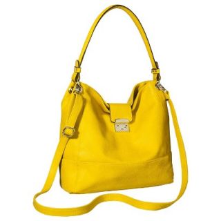 Merona Solid Hobo Handbag with Removable Crossbody Strap   Yellow