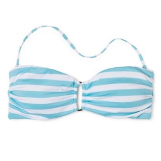 Mossimo Womens Mix and Match Stripe Bandeau Swim Top  Swimming Pool S