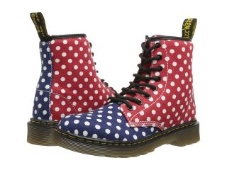 Dr. Martens Kids Collection Delaney Lace Boot Girls Shoes (Red)