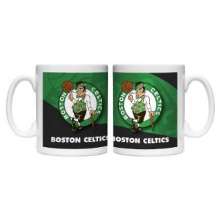 Boelter Brands NBA 2 Pack Boston Celtics Wave Style Mug   Multicolor (15 oz)