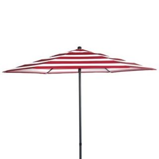 Room Essentials Patio Umbrella   Red Stripe 7.5