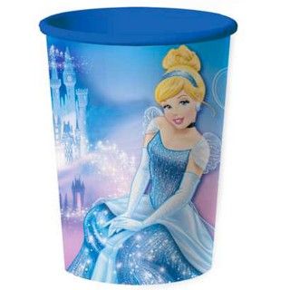 Cinderella Sparkle 16 oz. Plastic Cup