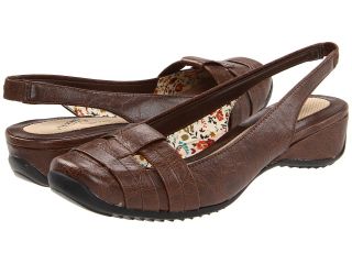Easy Street La Ray Womens Sling Back Shoes (Brown)