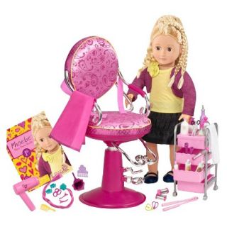Our Generation Hair Grow Doll and Salon Set