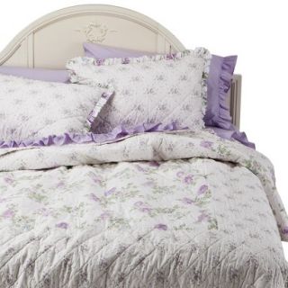Simply Shabby Chic Lavender Rose Quilt   Lavender (King)