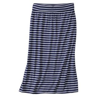 Mossimo Supply Co. Juniors Foldover Waist Maxi Skirt   Blue/White 3