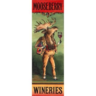 Unframed Mooseberry Wineries Print