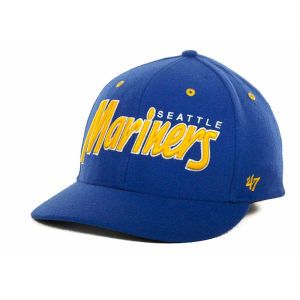 Seattle Mariners 47 Brand MLB Retro Script Stretch Cap